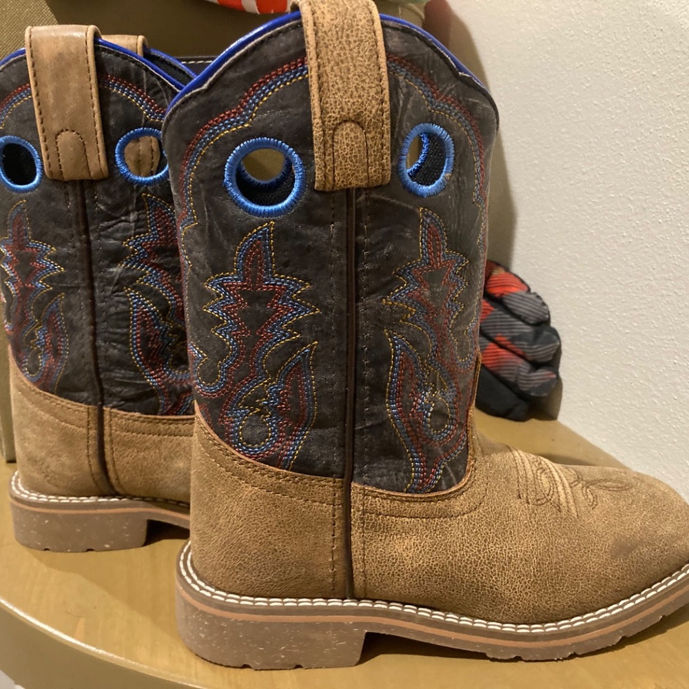 Dan Post Tan RYE LEATHER CHILDREN'S Cowboy BOOT